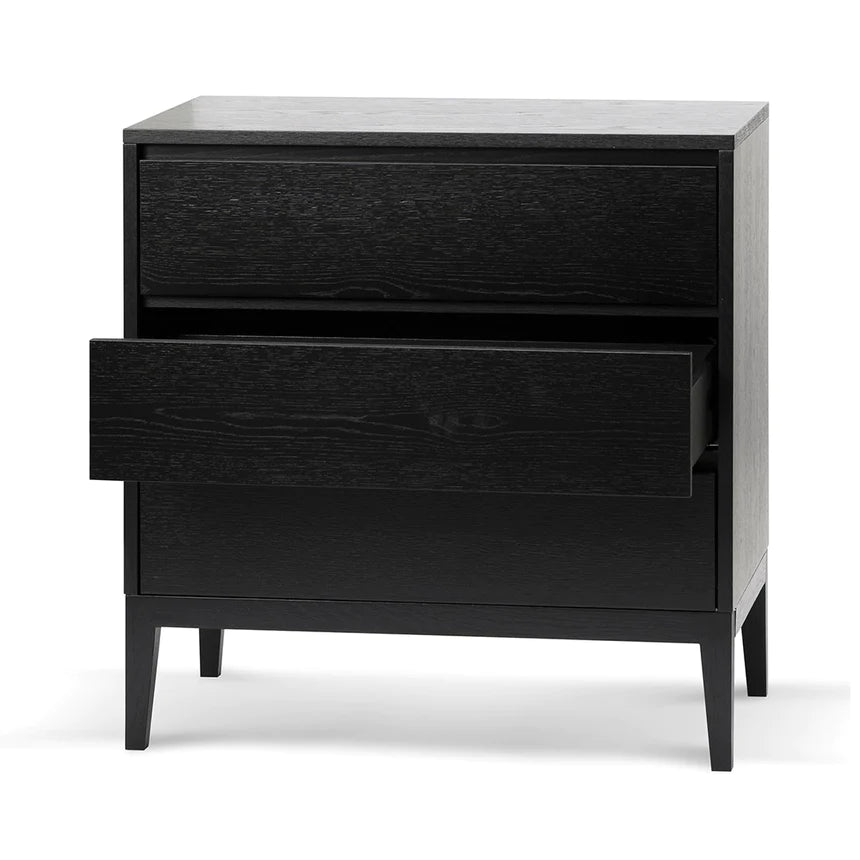 Nocturnal Nook Bedside Table - Black