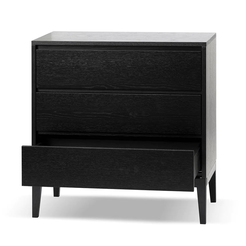 Nocturnal Nook Bedside Table - Black