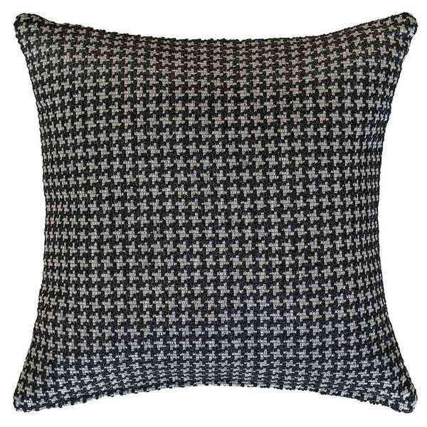 Noirstone Square Black-and-White Cushion Cover - 50x50cms