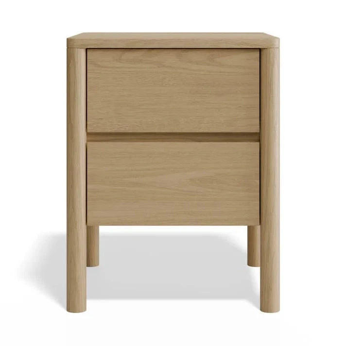 Nordica Bedside Table - Solid Oak - 80cms