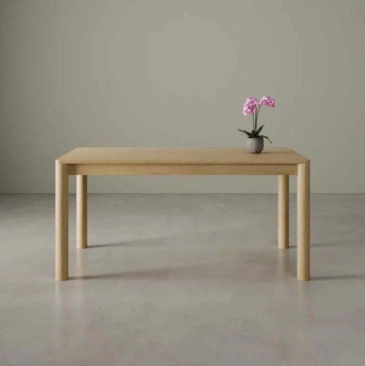 Nordica Dining Table - Solid Oak - 160 x 90cms