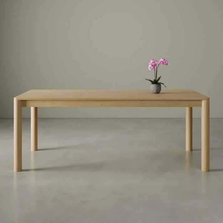 Nordica Dining Table - Solid Oak - 200 x 95cms