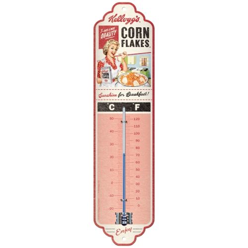 Nostalgic-Art Kellogg's Corn Flakes Sunshine Thermometer