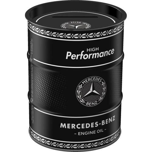 Nostalgic-Art Mercedes Benz Oil Barrel - Money Box