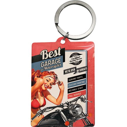 Nostalgic- Art Rectangle Best Garage - Keyring