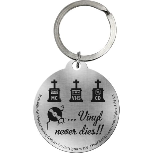 Nostalgic- Art Round Retro Vinyl - Keyring