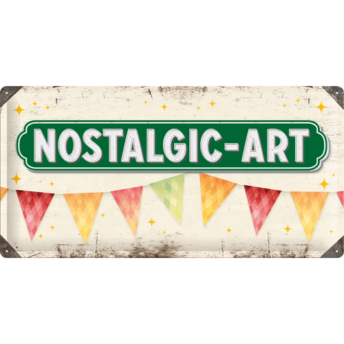 Nostalgic-Art Sign Metal Board - 25 x 50cms