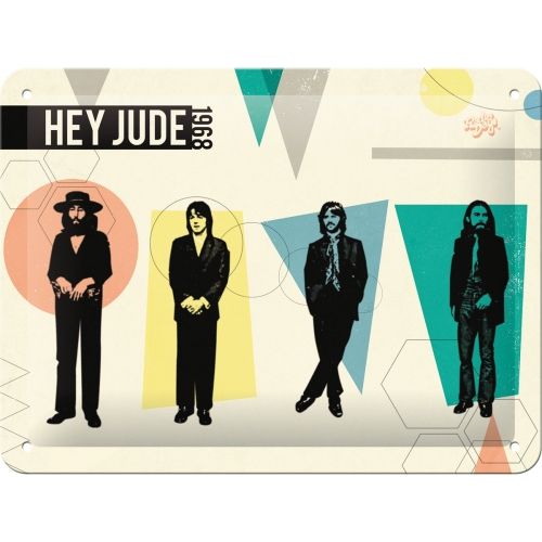 Nostalgic-Art The Beatles - Hey Jude Small Sign Board - 15x20cms