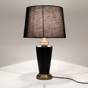 Nostalgic Classic Black and Gold Table Lamp