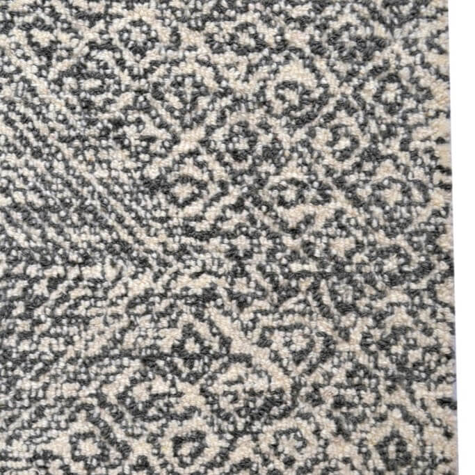 Nova Castle Handmade Woolen Rug - Charcoal (Available in 3 Sizes)