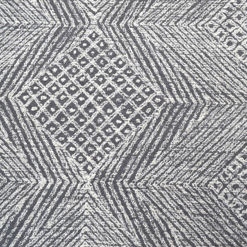 Nova Castle Handmade Woolen Rug - Charcoal & Ivory (Available in 3 Sizes)