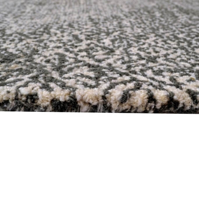 Nova Castle Handmade Woolen Rug - Charcoal (Available in 3 Sizes)