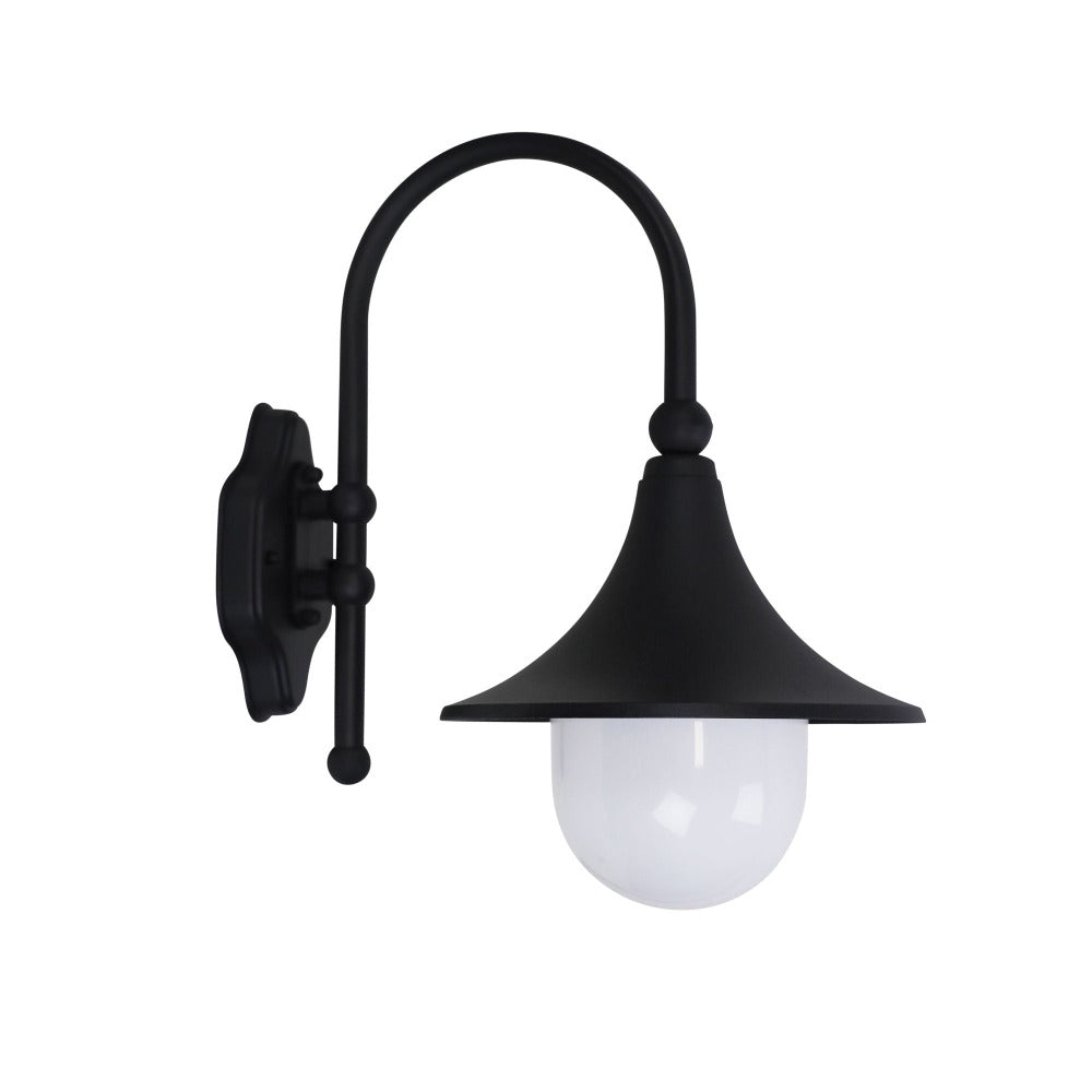 Opal Acrylic Aluminium  Outdoor Wall Light (Available in 2 Colors)