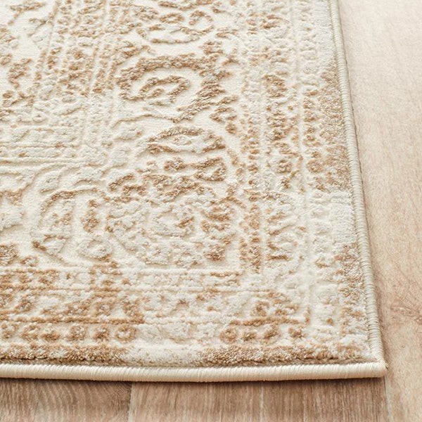 Opulence Cream Low-Shed Textured Rug - 230 x 160cms