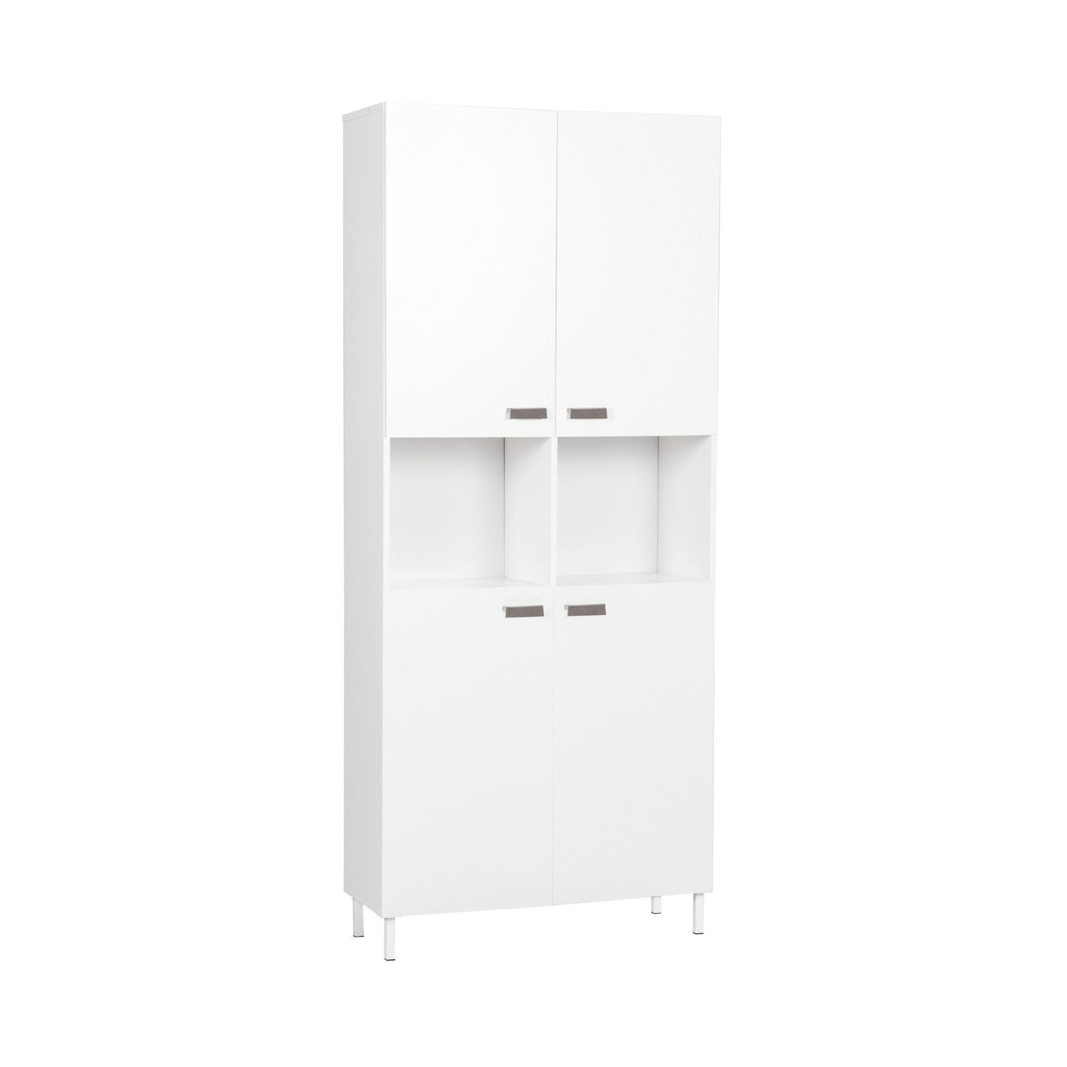 Organic 10 Cube Bookcase with 4 Doors