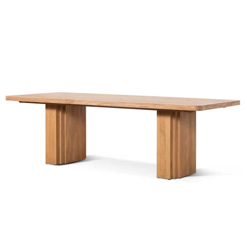 Organic Beauty Elm Dining Table 240cms - Natural