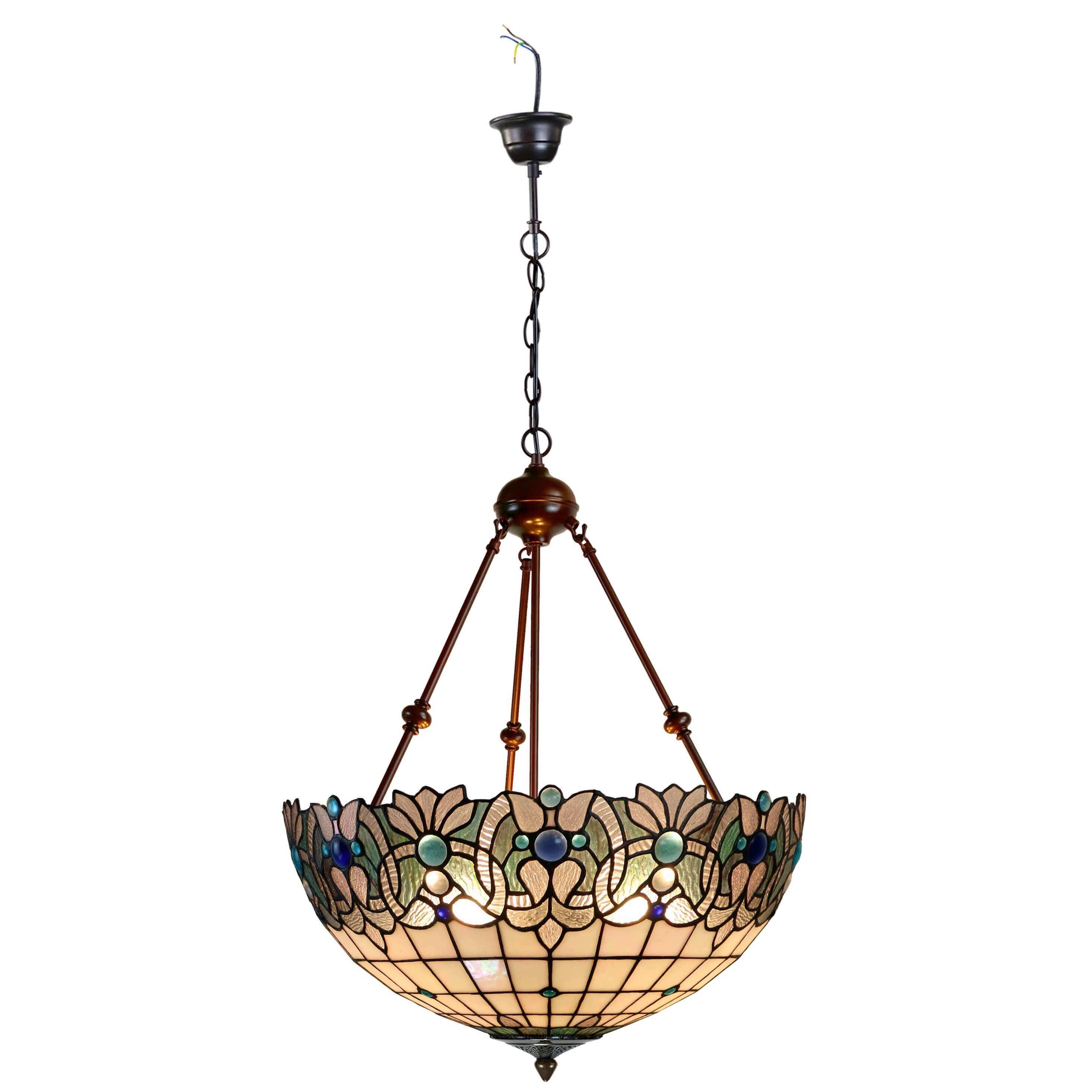 Ornament Tiffany Stained Glass Pendant Lamp