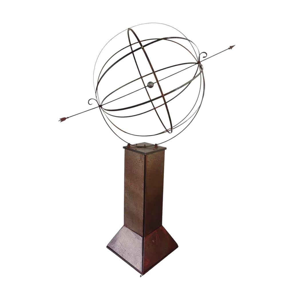 Ornamental Equatorial Sphere Sundial