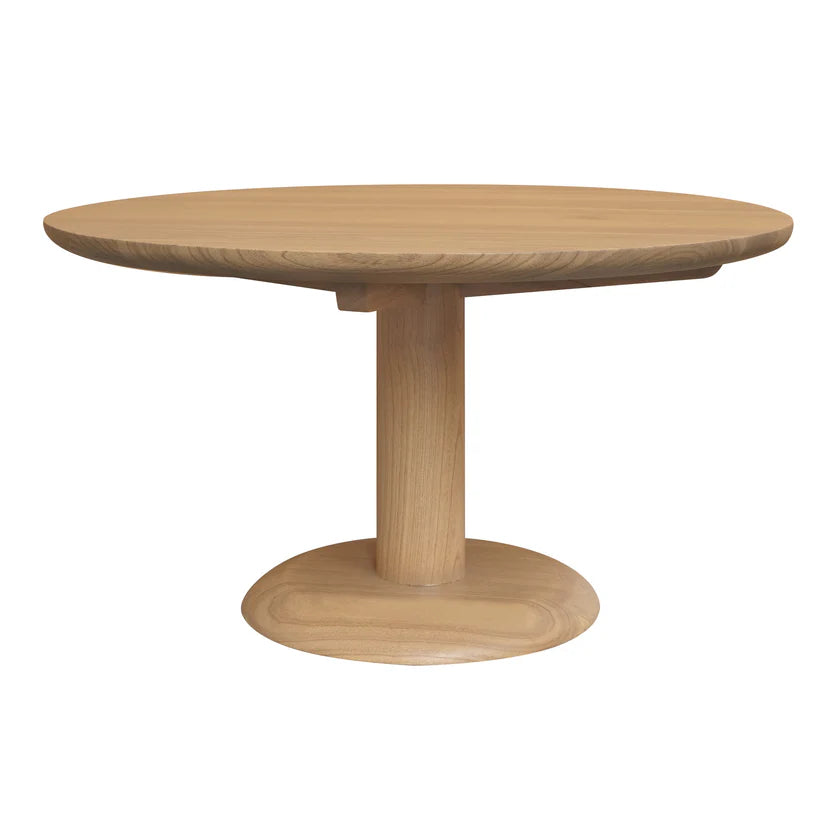 Oslo Solid Mindi Timber Round Coffee Table - 80cms