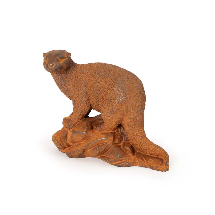 Outdoor Cast Iron Otter Statue