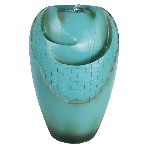 Outdoor Glazed Jar Polyresin Fountain