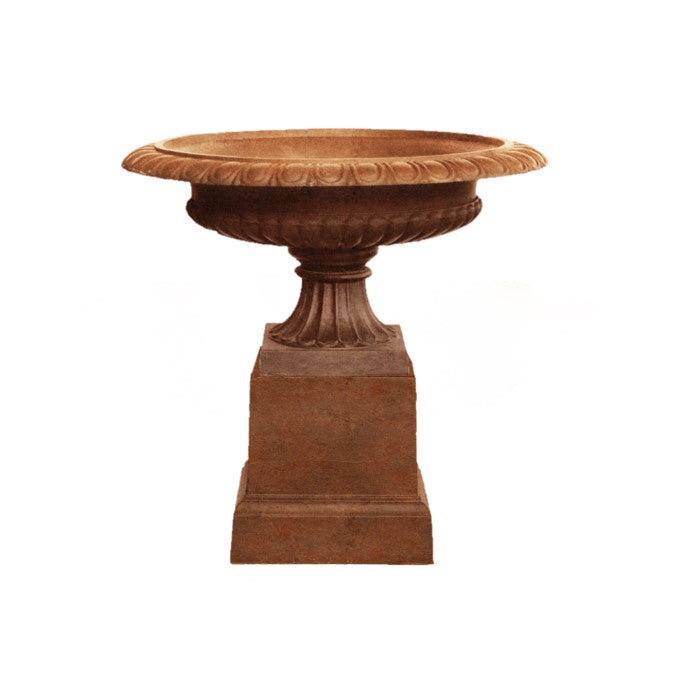 Outdoor Urn Venetian Cast Iron - Rust