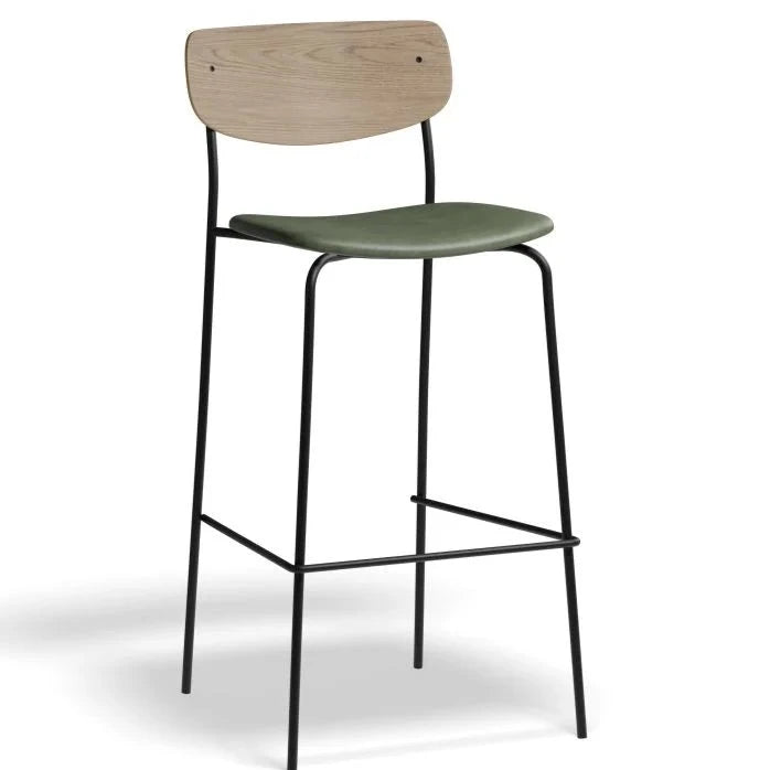 Padded Retreat High Stool 75cms (Available in 3 Colors)