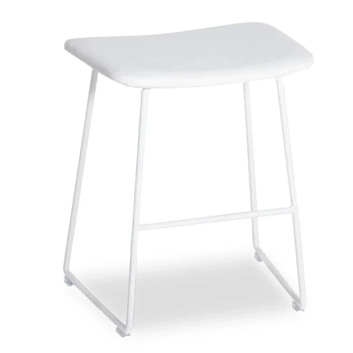 Padded Steel Base Low Stool 46cms (Available in 2 Colors)