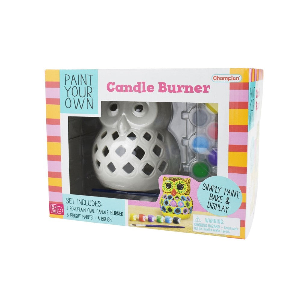 Kids Paint Your Own Owl Candle Burner Craft Kit