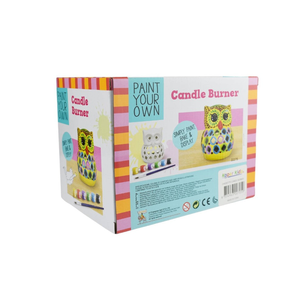 Kids Paint Your Own Owl Candle Burner Craft Kit