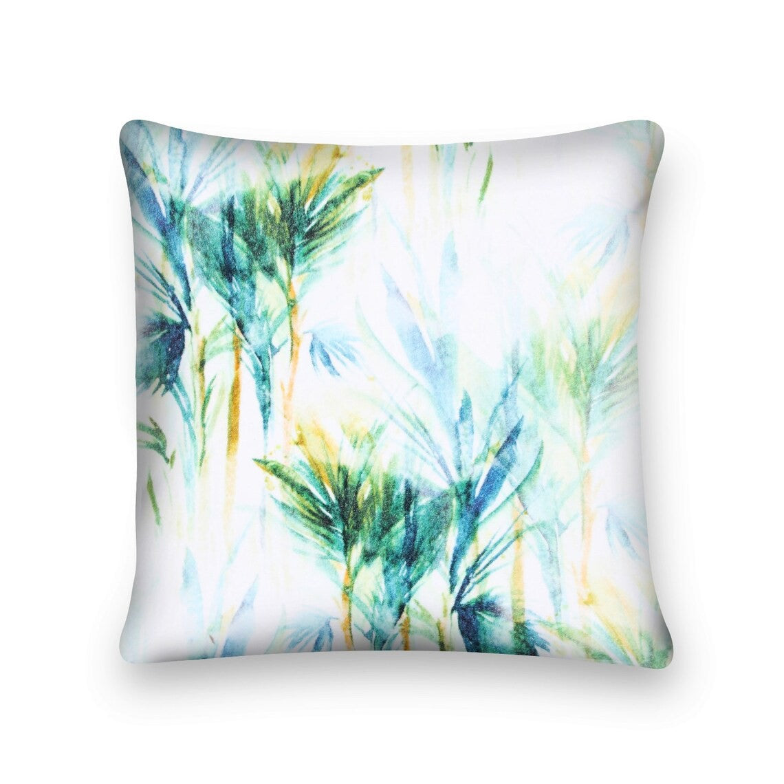 Palm Leaf Inspired Digital Print Cushion Cover 50 x 50cms