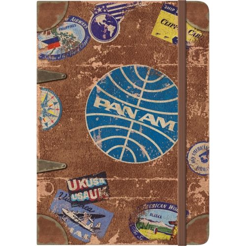 "Pan Am - Travel Stickers" A5 128 Pages Notebook