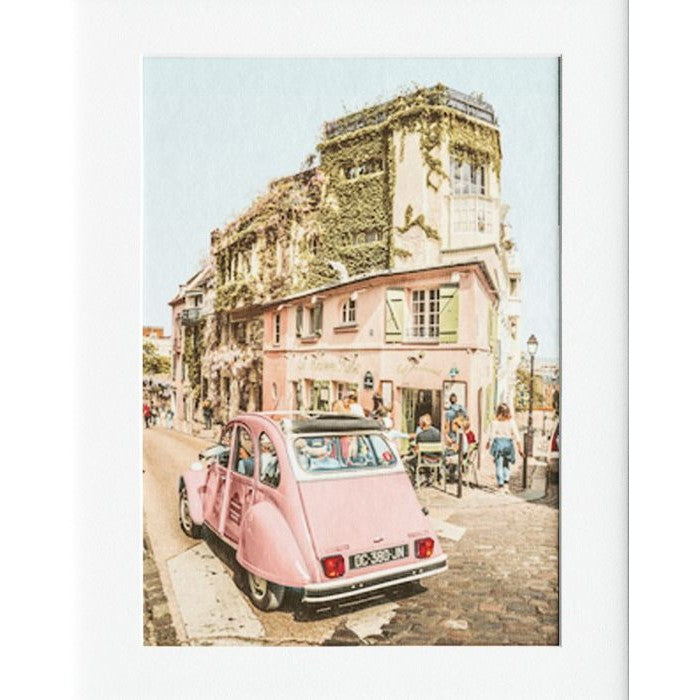 Paris Right Mounted Print Wall Decor - 40x50cms