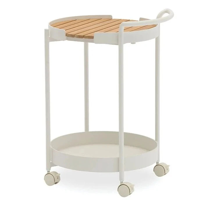 Patio Wood and Metal Bar Cart (Available in 2 colors)