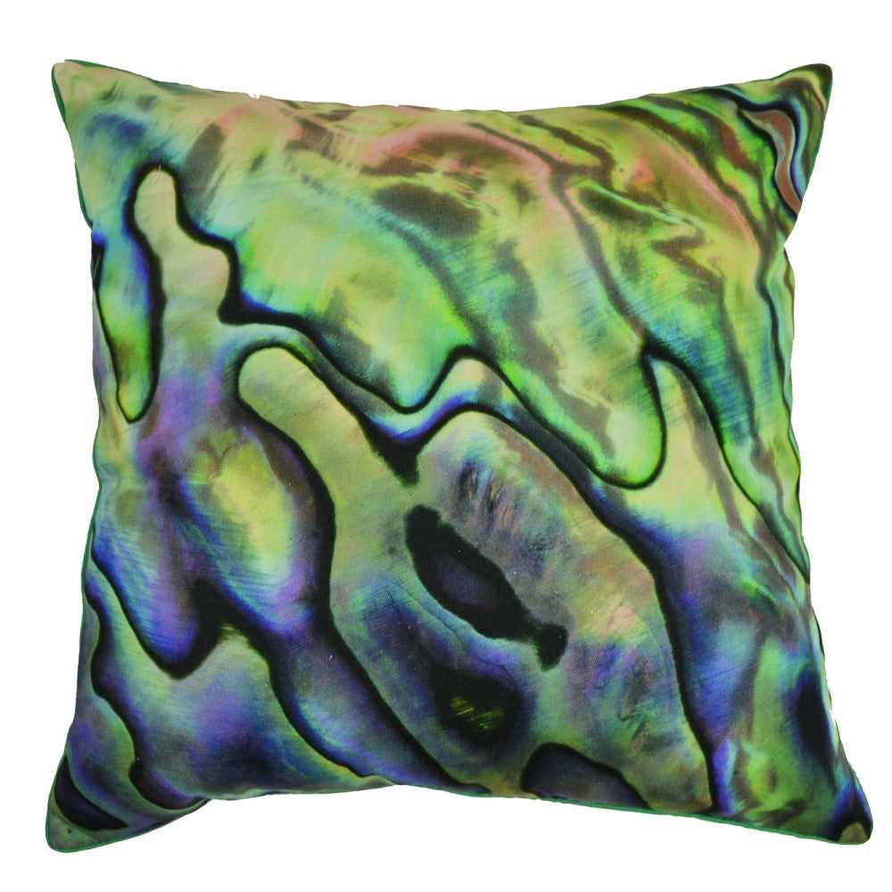 Paua Shell Designer Cushion With Recycled Fill 45 X 45cms