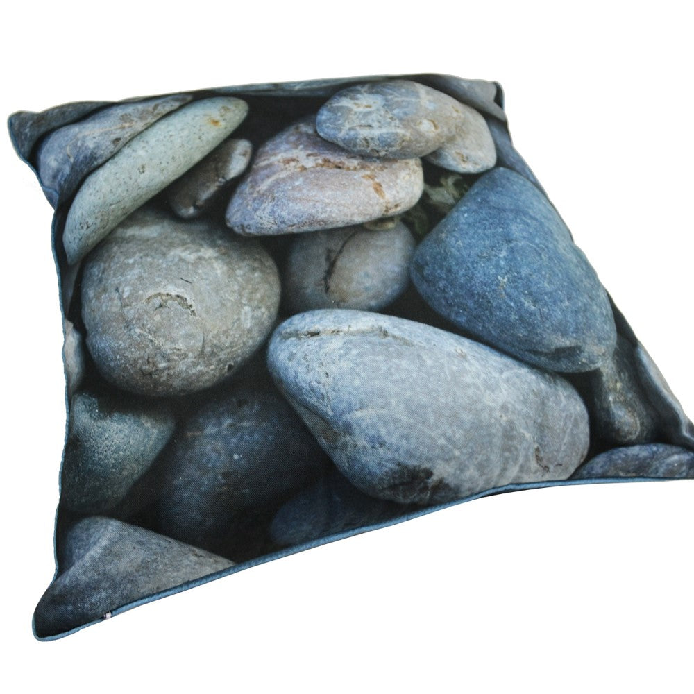 Pebble Designed Cushion With Recycled Fill 45 X 45cms