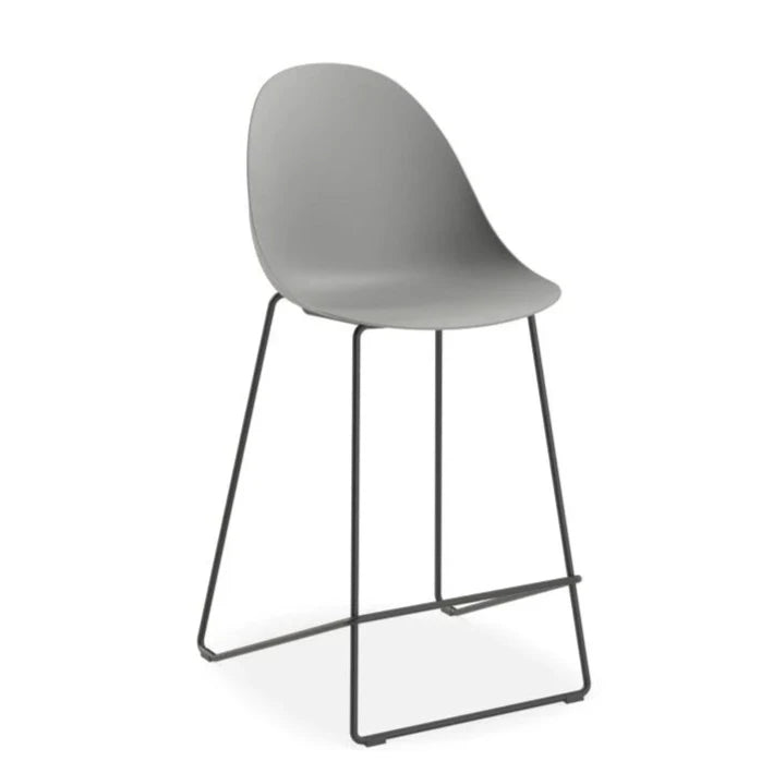 Pebble Harmony Black Base Stool 65cms (Available in 3 Colors)