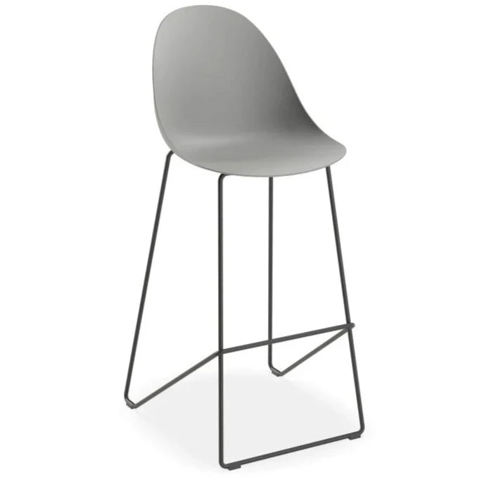 Pebble Harmony Black Base Stool 75cms (Available in 3 Colors)