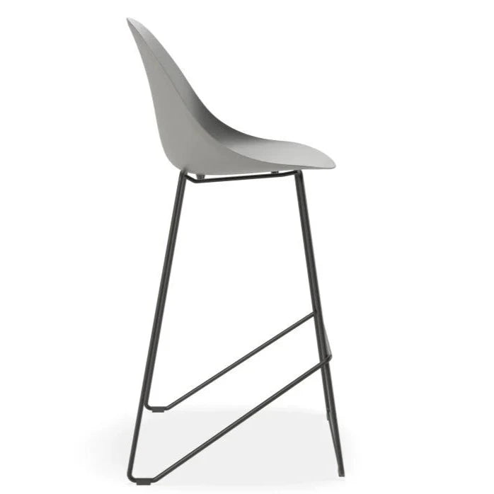 Pebble Harmony Black Base Stool 75cms (Available in 3 Colors)