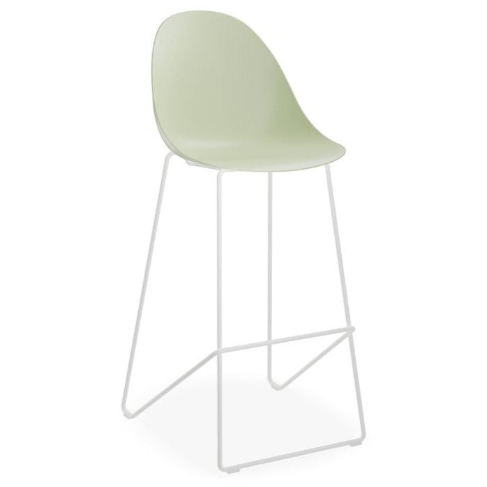 Pebble Harmony White Base Stool 75cms (Available in 4 Colors)