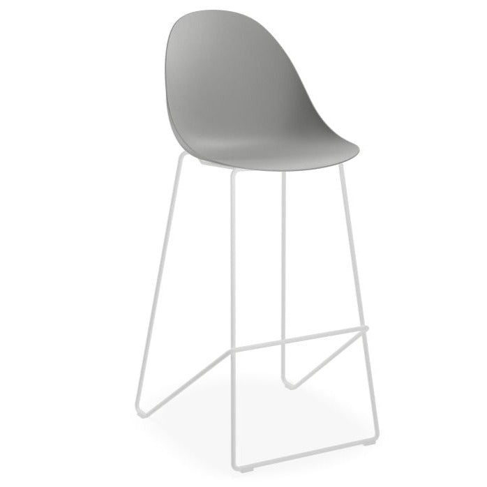 Pebble Serenade White Base Stool 75cms (Available in 3 Colors)