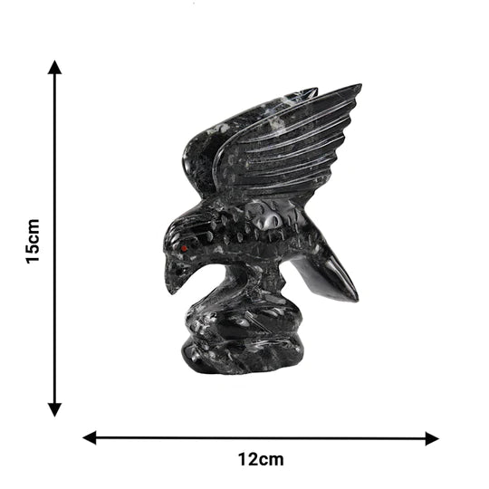 Perfect Display Marble Eagle Figurine 15cms - Available in 4 Colors