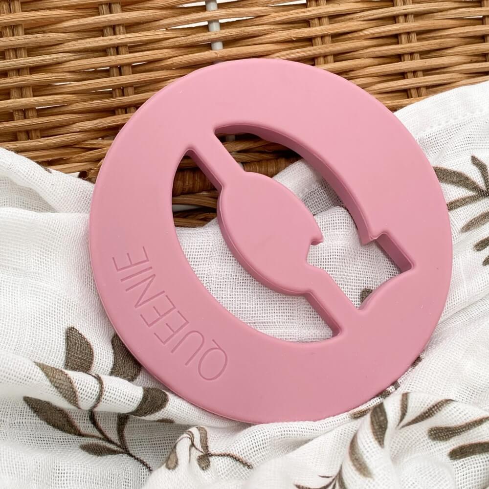 Personalised Silicone Cutout Design Alphabet Teether