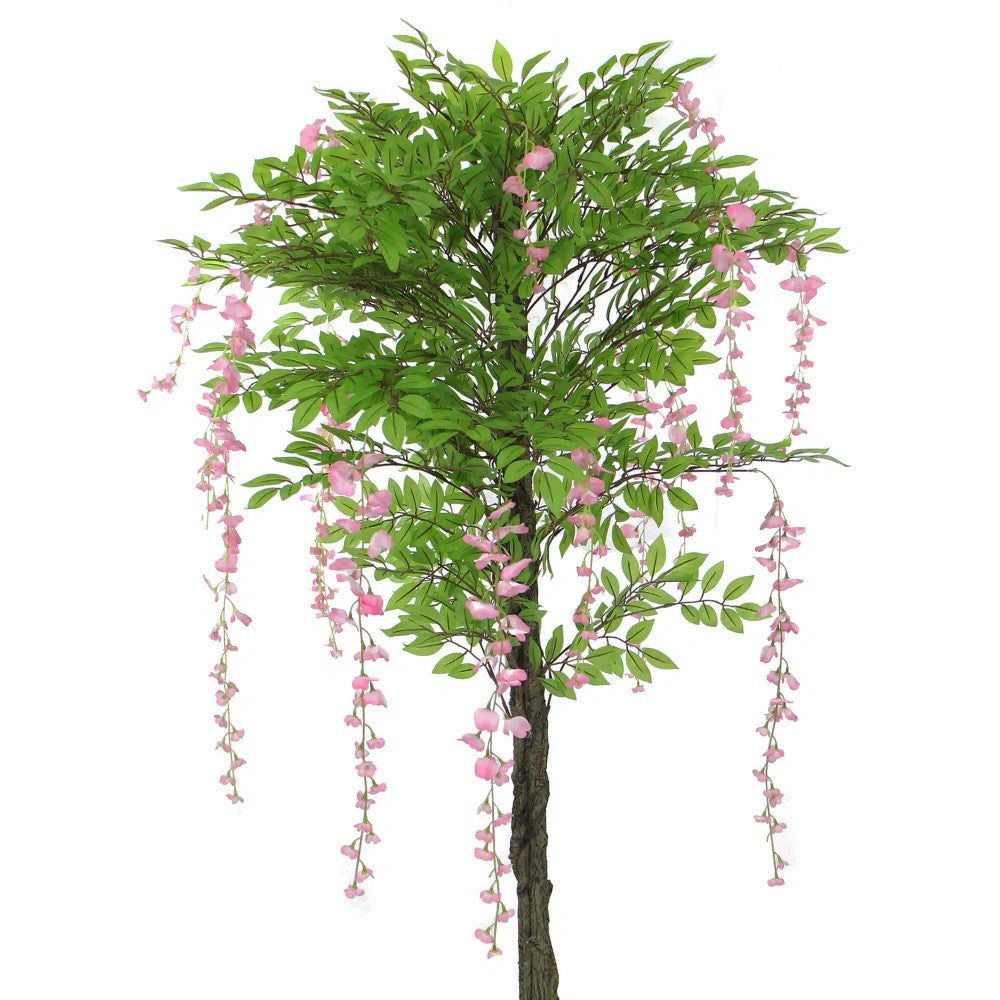 Pink Floral Artificial Wisteria Plant 180cm