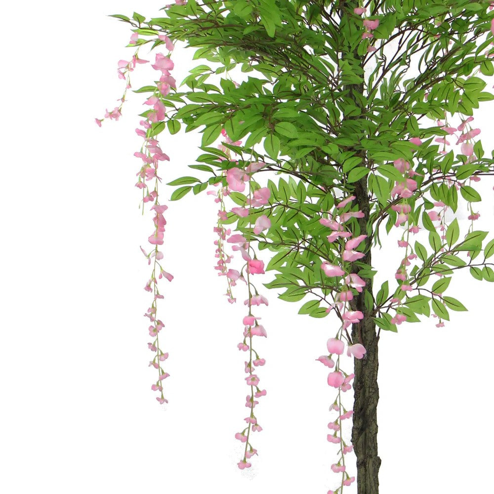 Pink Floral Artificial Wisteria Plant 180cm