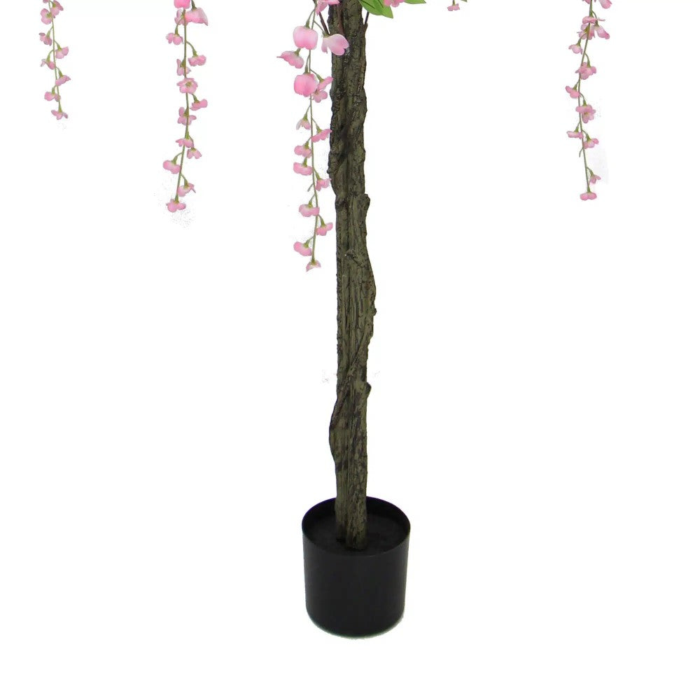 Pink Floral Artificial Wisteria Plant 180cm