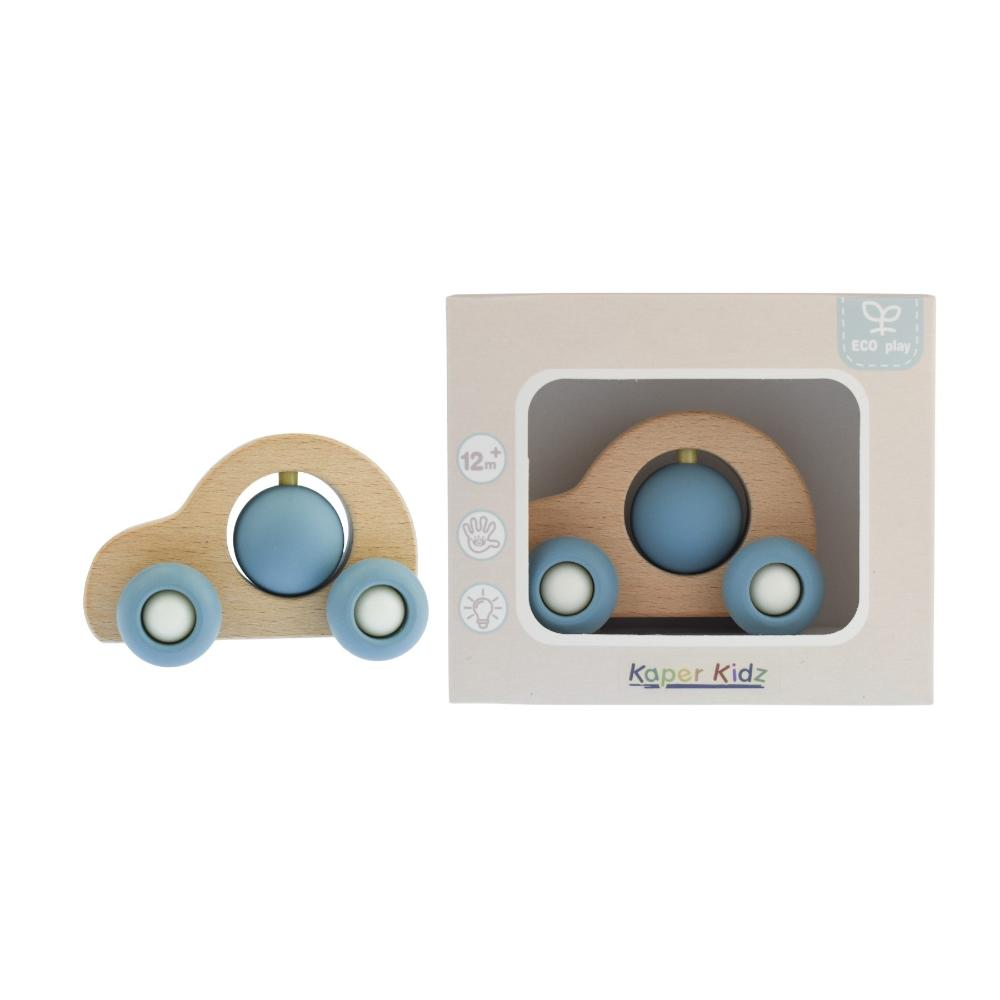 Play, Learn, and Roll Eco Spin Car - Blue