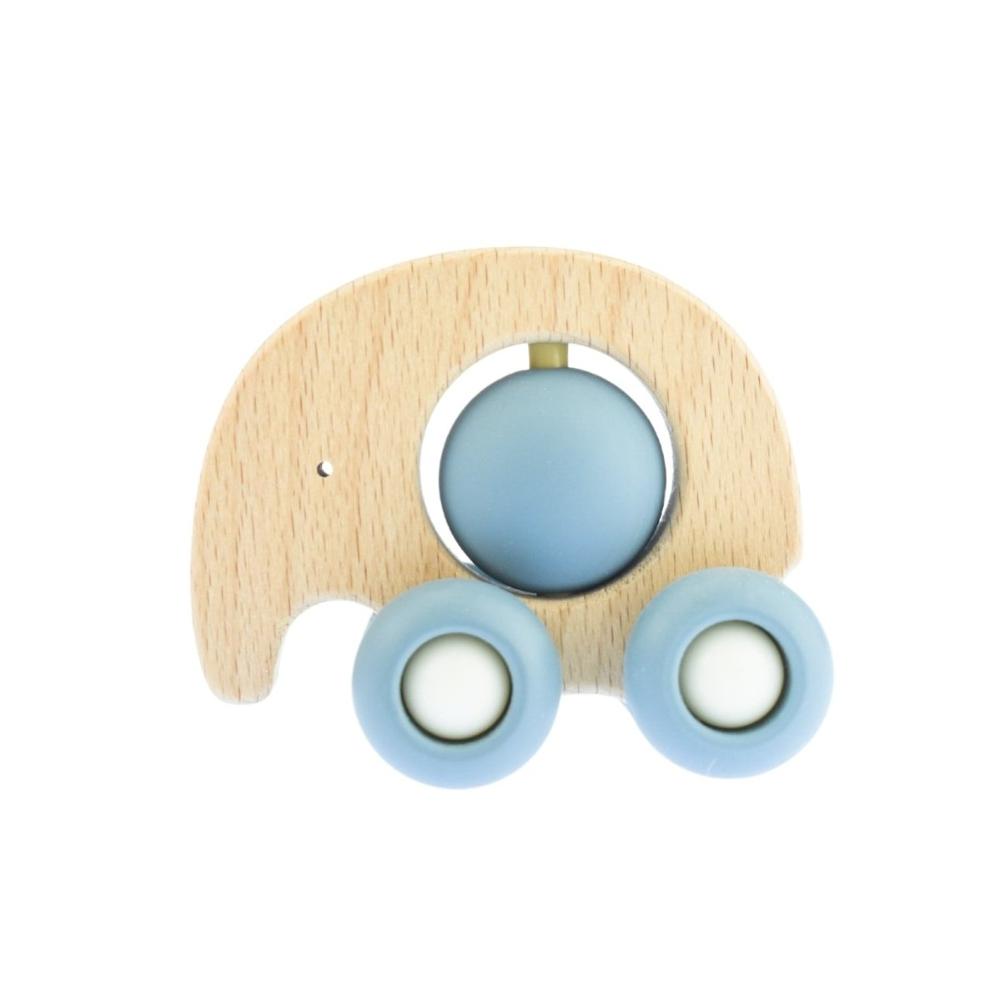 Play, Learn, and Roll Eco Spin Elephant - Blue