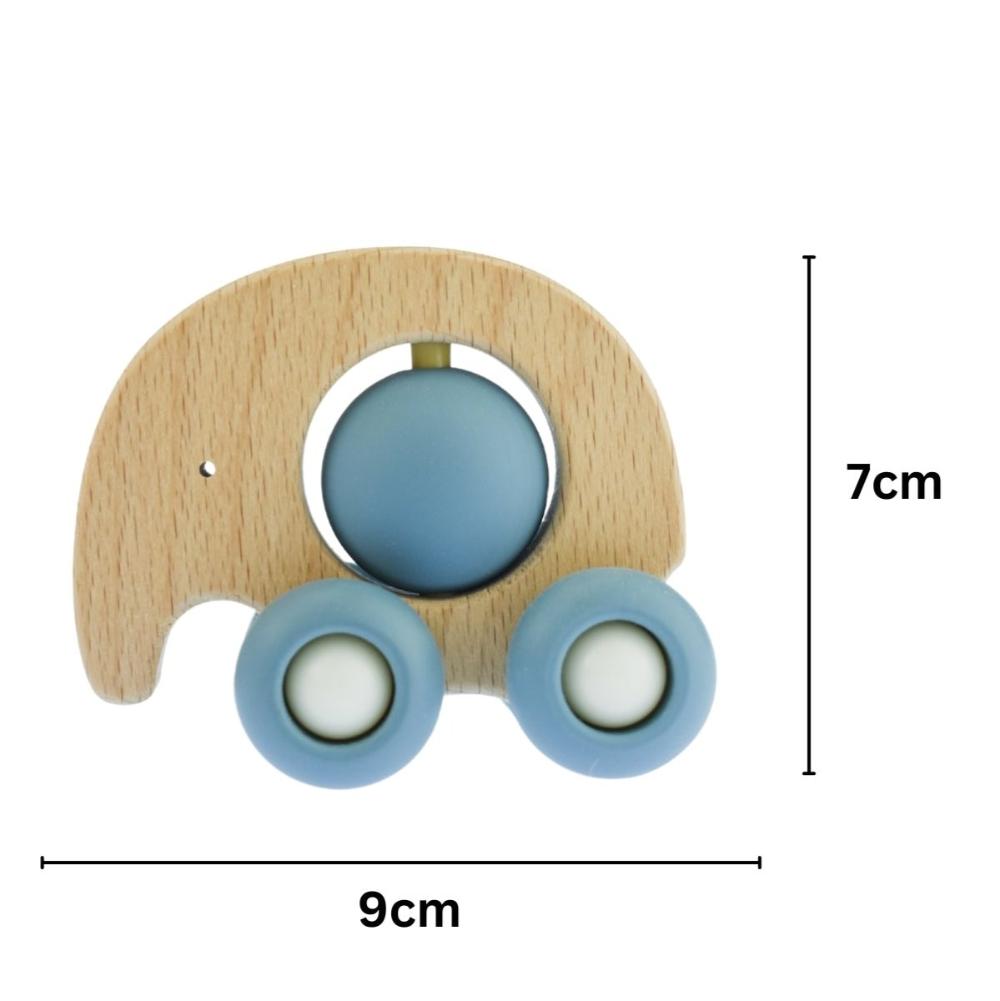 Play, Learn, and Roll Eco Spin Elephant - Blue