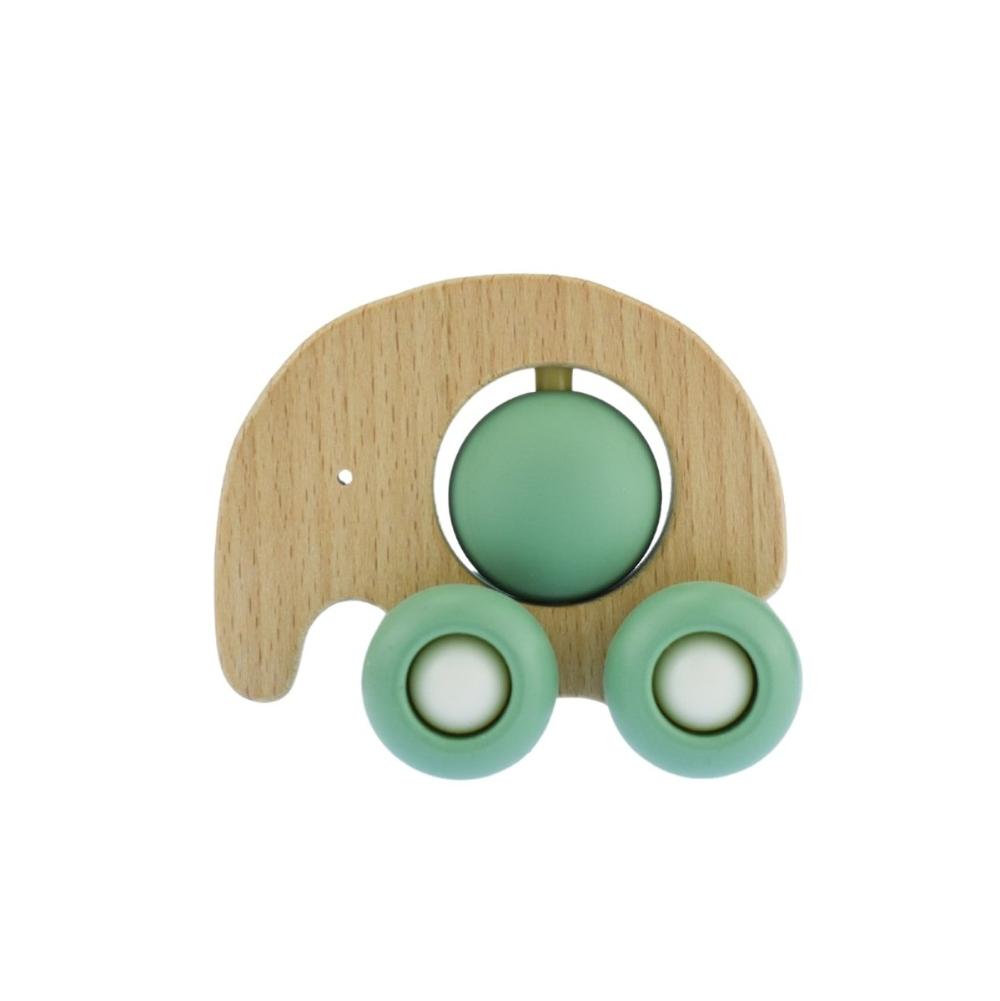 Play, Learn, and Roll Eco Spin Elephant - Green